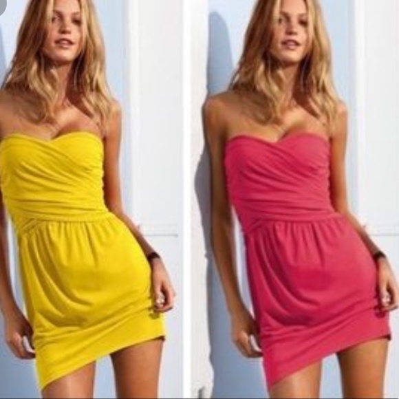 Victoria's Secret twist front strapless bra-top mini dress - Picture 5 of 5